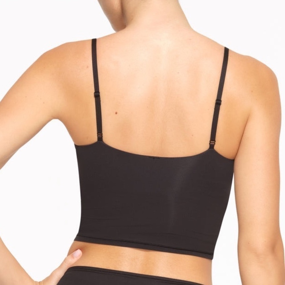 Skims Fits Everybody CROPPED CAMI Black Onyx XL - Picture 2 of 11